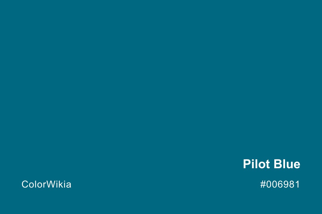 Pilot Blue Color – #006981: Codes and Complete Breakdown