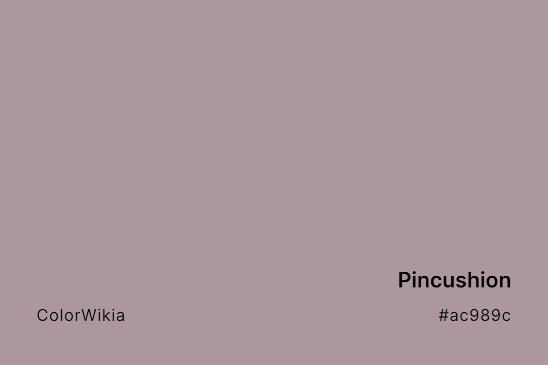 Pincushion Color – #ac989c: Codes and Complete Breakdown