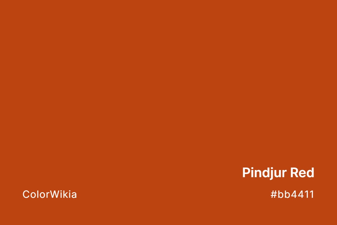 Pindjur Red Color – #bb4411: Codes and Complete Breakdown