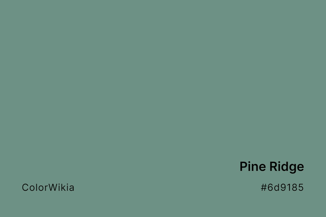 pine ridge color 6d9185