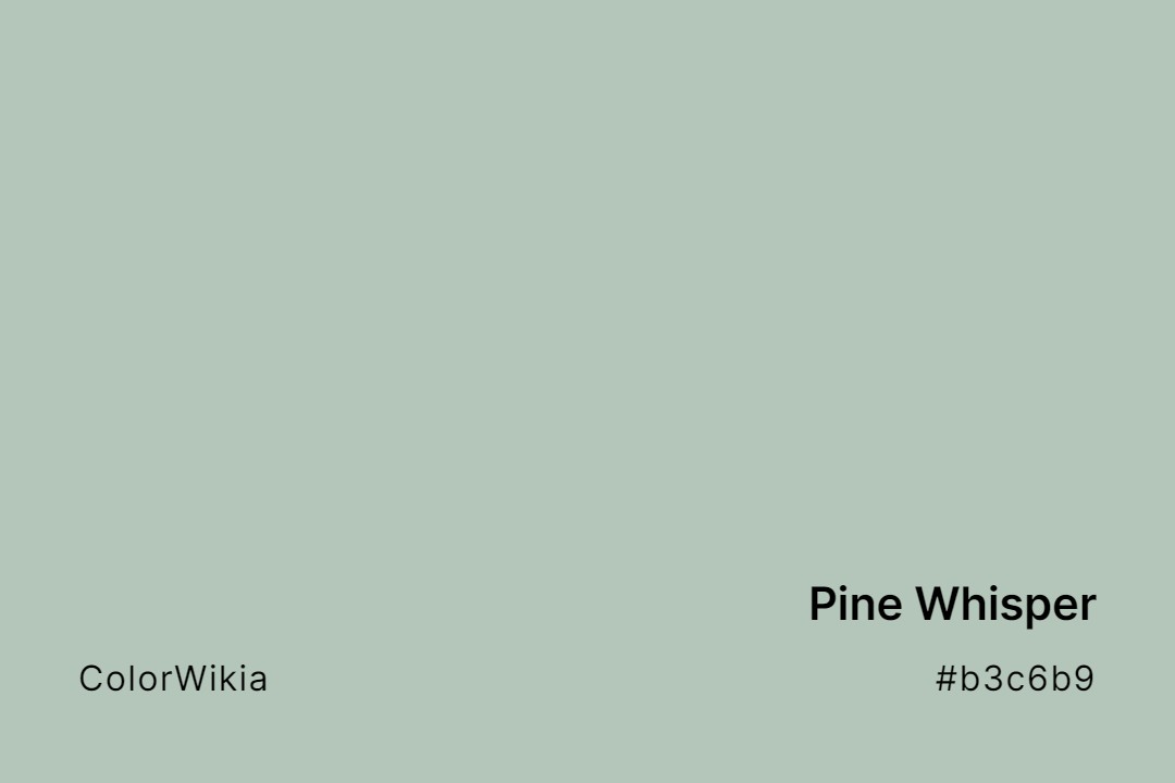 pine whisper color b3c6b9