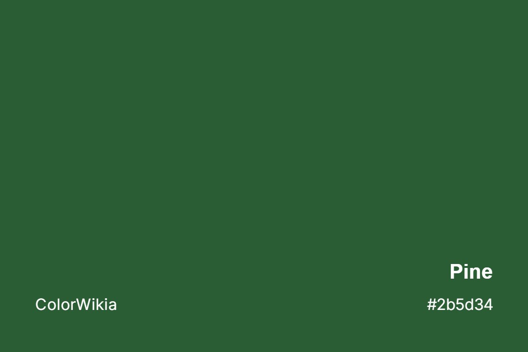 pine color 2b5d34