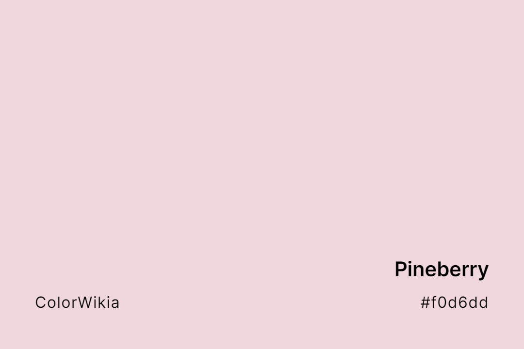 Pineberry Color – #f0d6dd: Codes and Complete Breakdown