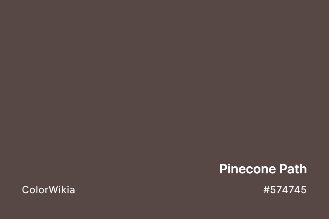 pinecone path color 574745