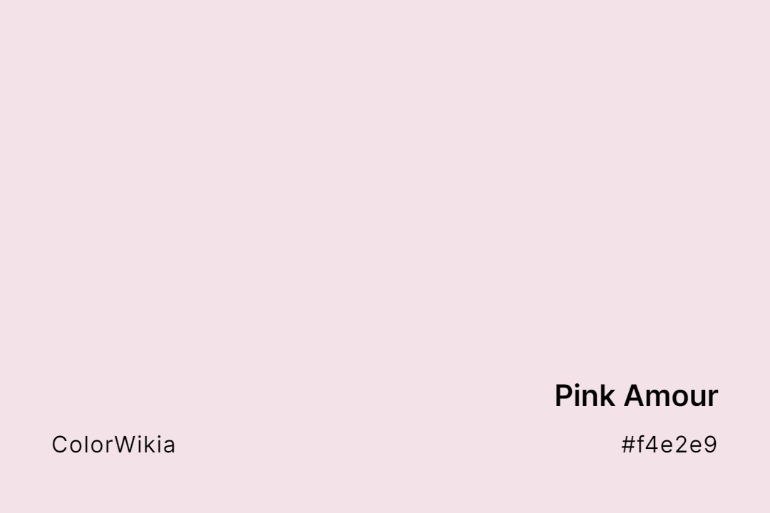 Pink Amour Color – #f4e2e9: Codes and Complete Breakdown
