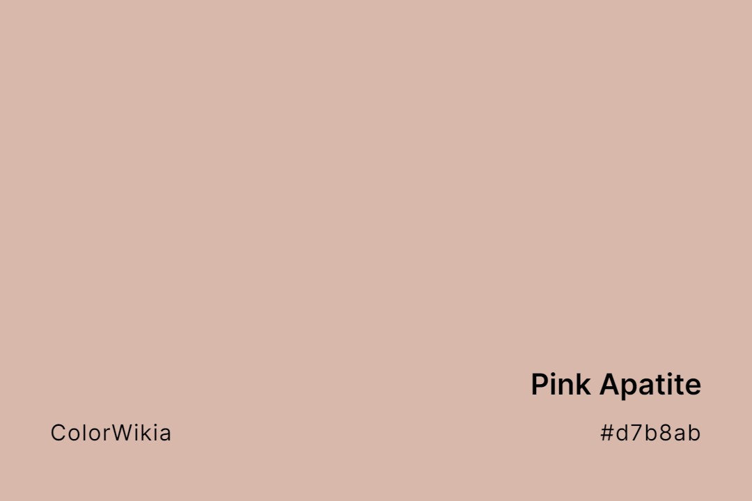 Pink Apatite Color – #d7b8ab: Codes and Complete Breakdown