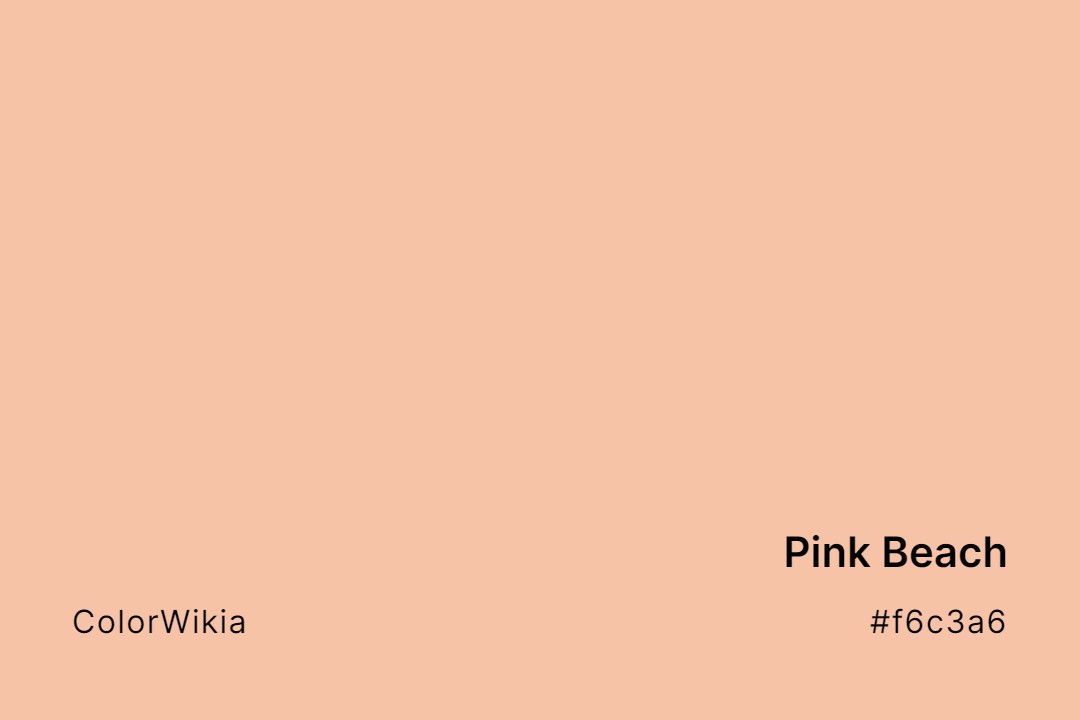 Pink Beach Color – #f6c3a6: Codes and Complete Breakdown