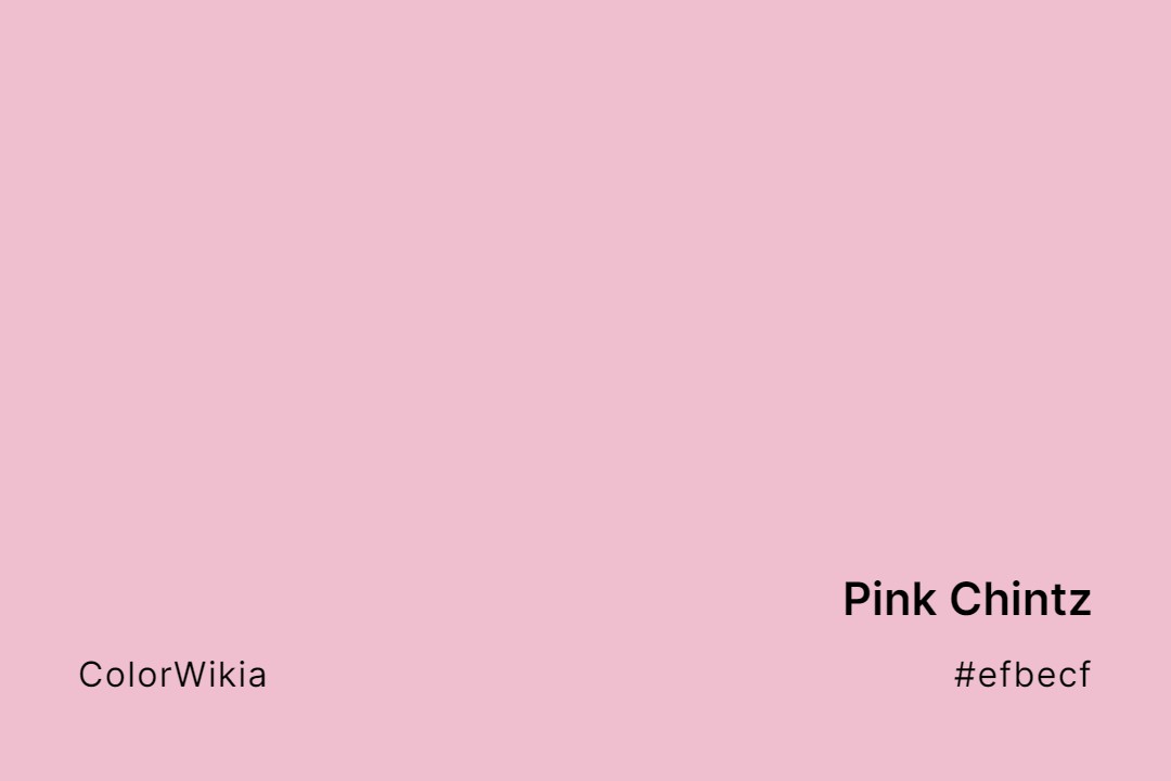 pink chintz color efbecf