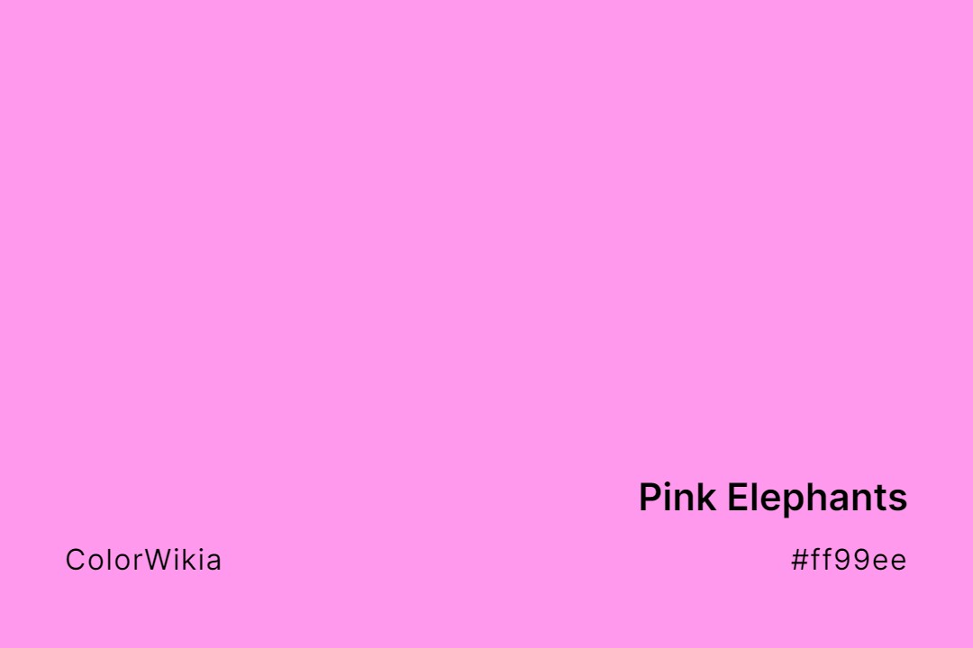 Pink Elephants Color – #ff99ee: Codes and Complete Breakdown
