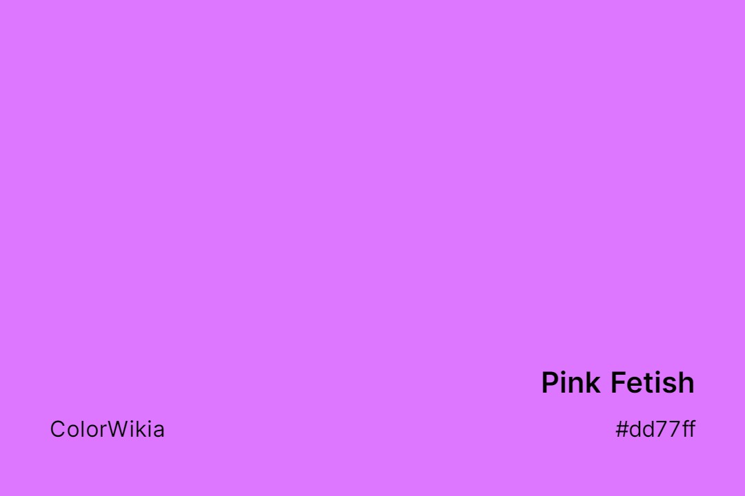Pink Fetish Color – #dd77ff: Codes and Complete Breakdown