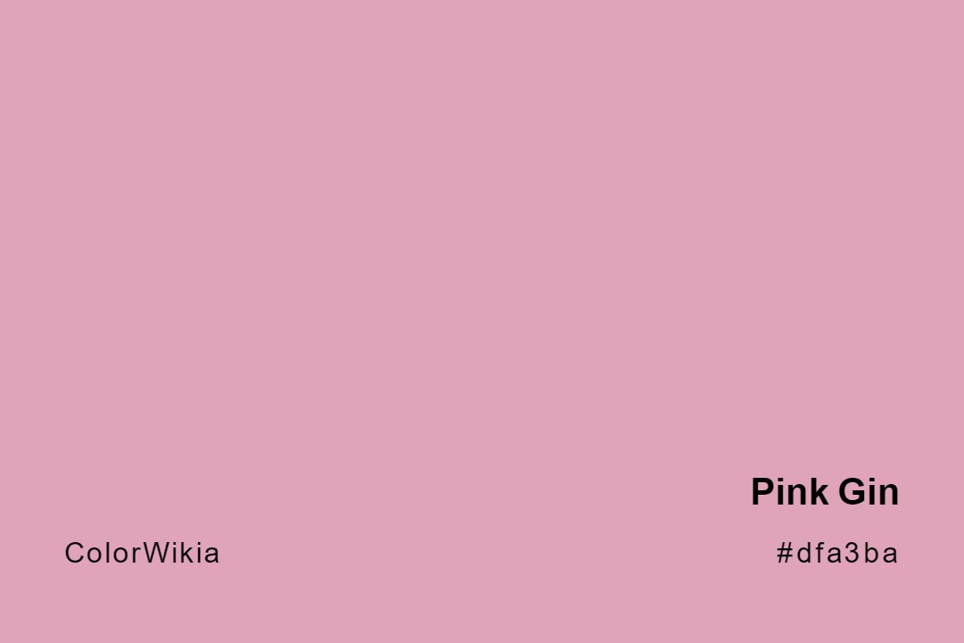 pink gin color dfa3ba