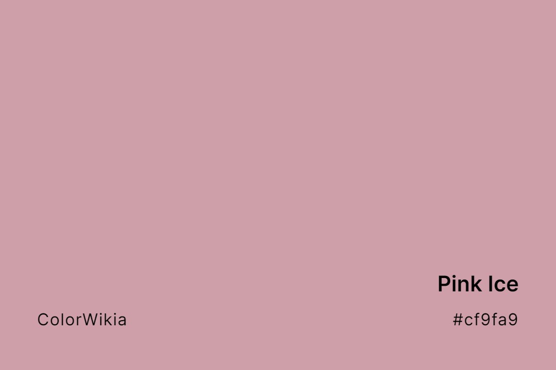 Pink Ice Color – #cf9fa9: Codes and Complete Breakdown