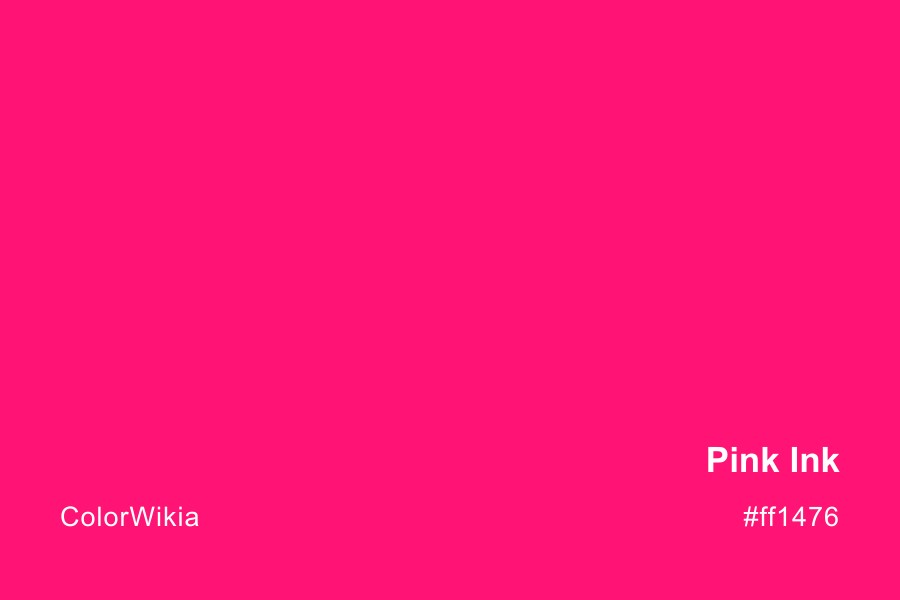 Pink Ink Color – #ff1476: Codes and Complete Breakdown