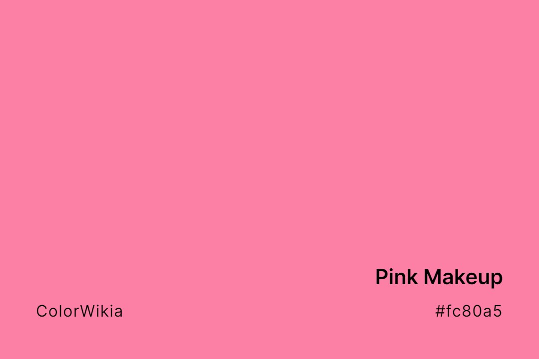 Pink Makeup Color – #fc80a5: Codes and Complete Breakdown