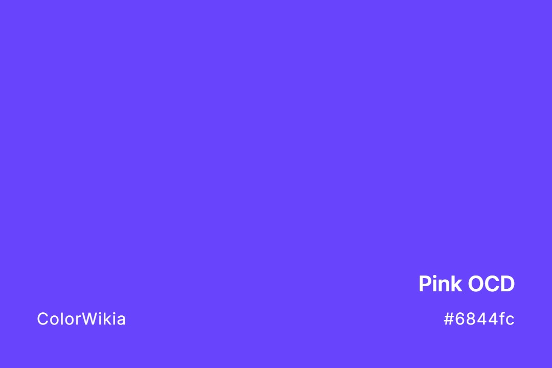 Pink OCD Color – #6844fc: Codes and Complete Breakdown