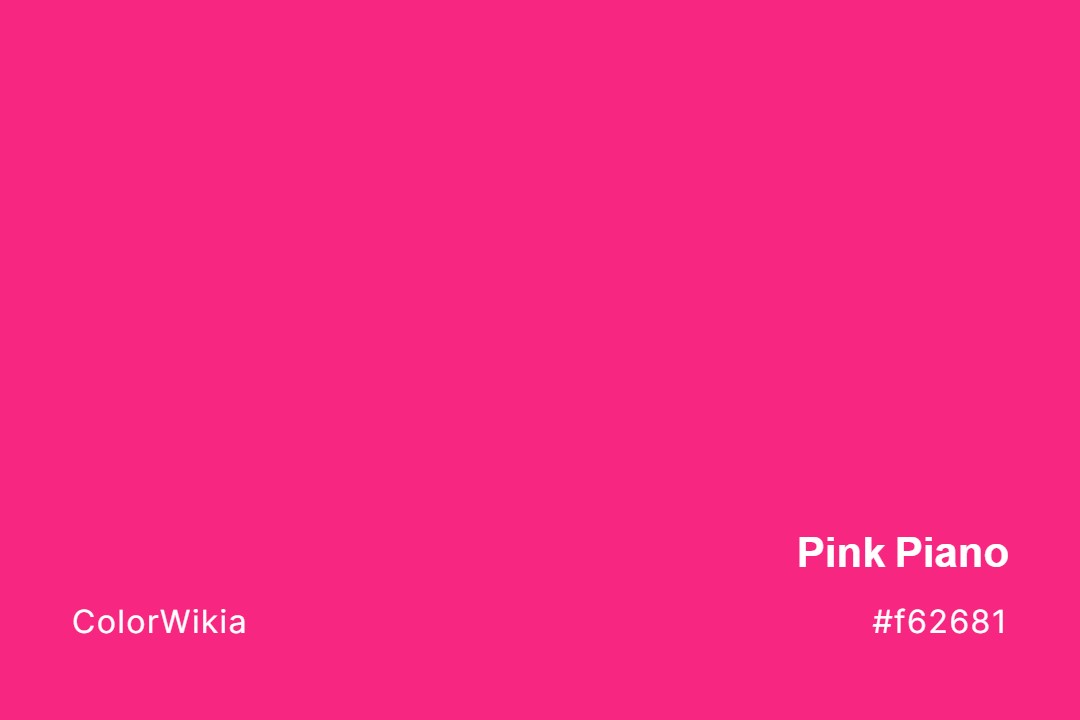 Pink Piano Color – #f62681: Codes and Complete Breakdown