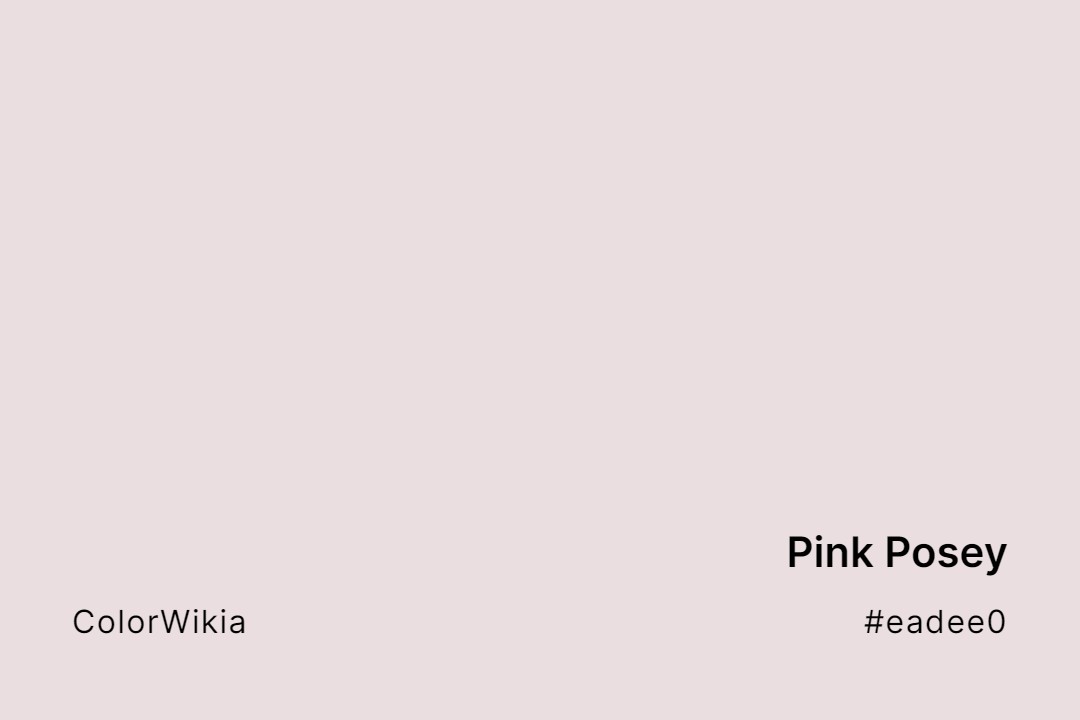 pink posey color eadee0