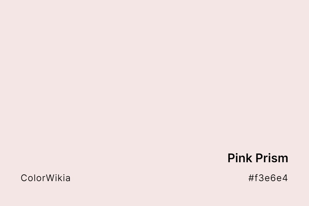 pink prism color f3e6e4