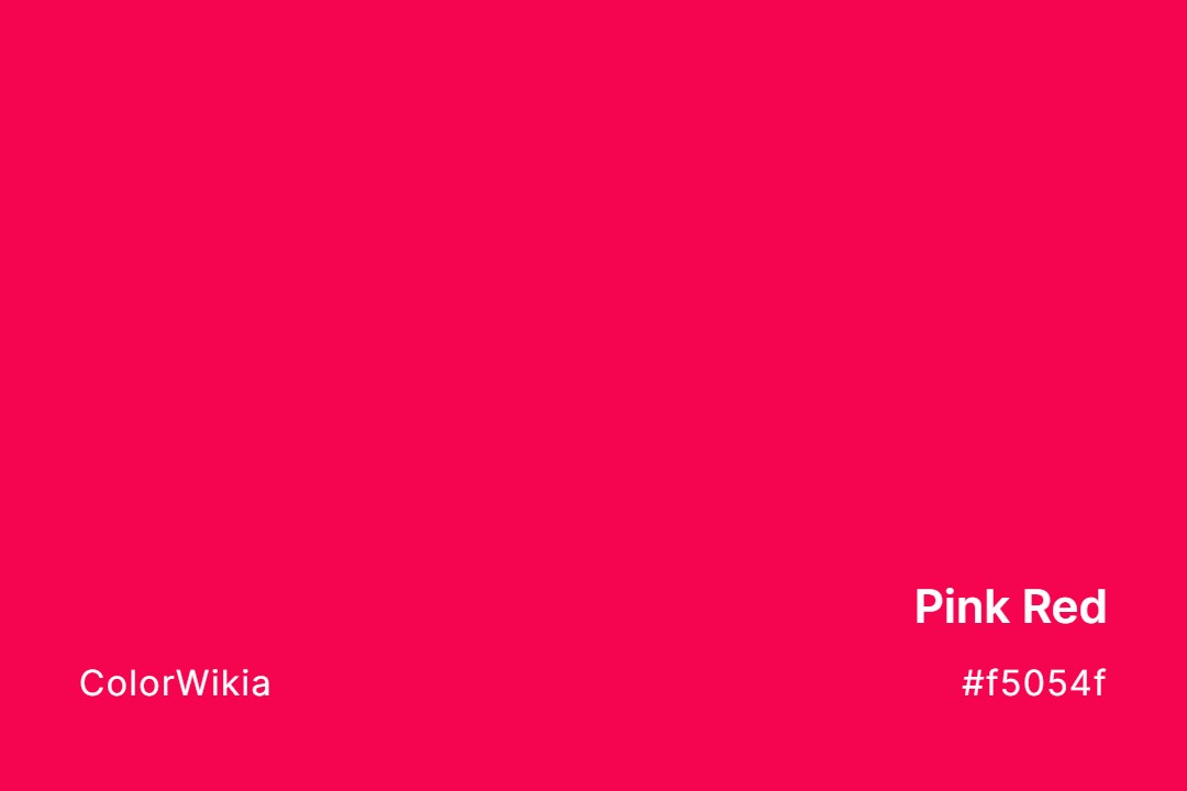 Pink Red Color – #f5054f: Codes and Complete Breakdown