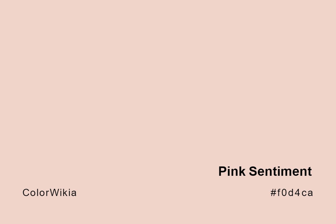 Pink Sentiment Color – #f0d4ca: Codes and Complete Breakdown