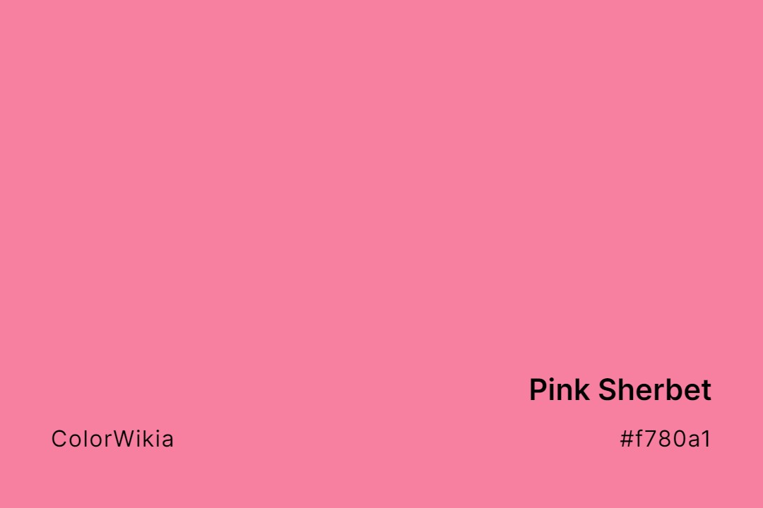 Pink Sherbet Color – #f780a1: Codes and Complete Breakdown