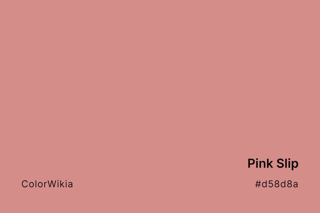 Pink Slip Color – #d58d8a: Codes and Complete Breakdown