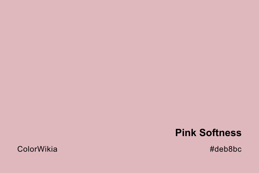 Pink Softness Color – #deb8bc: Codes and Complete Breakdown