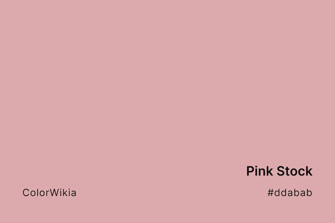 Pink Stock Color – #ddabab: Codes and Complete Breakdown