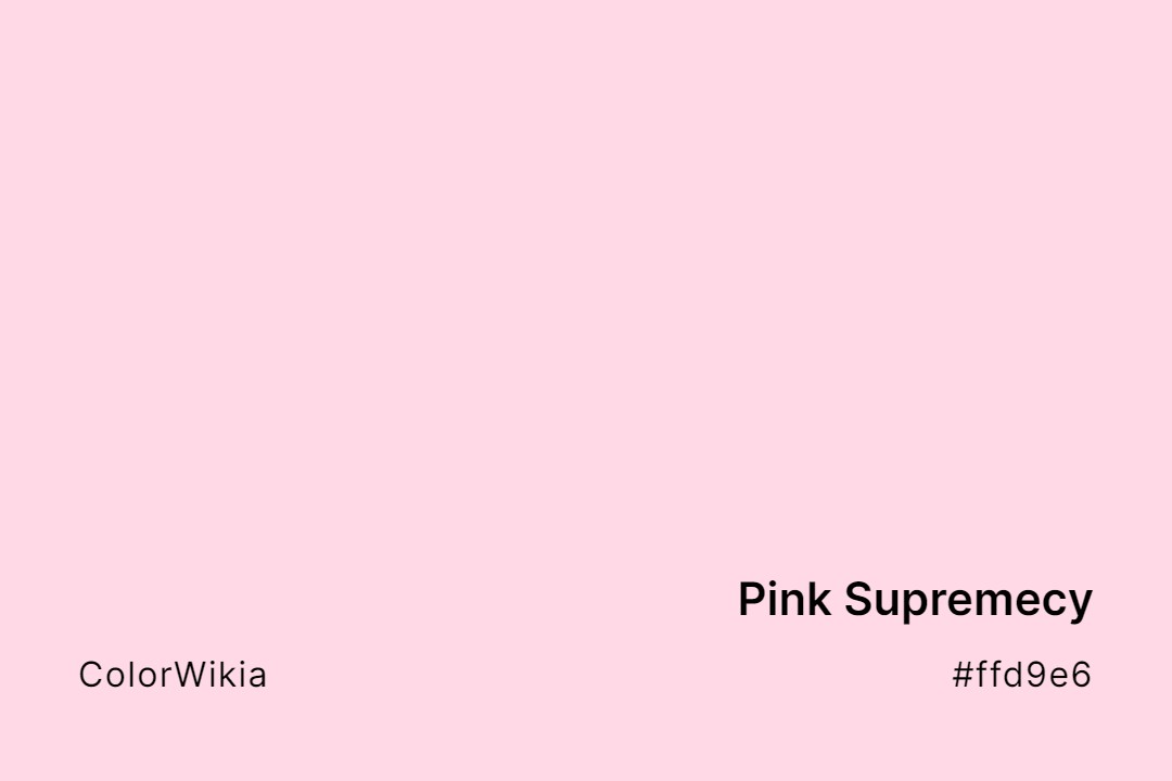 Pink Supremecy Color – #ffd9e6: Codes and Complete Breakdown