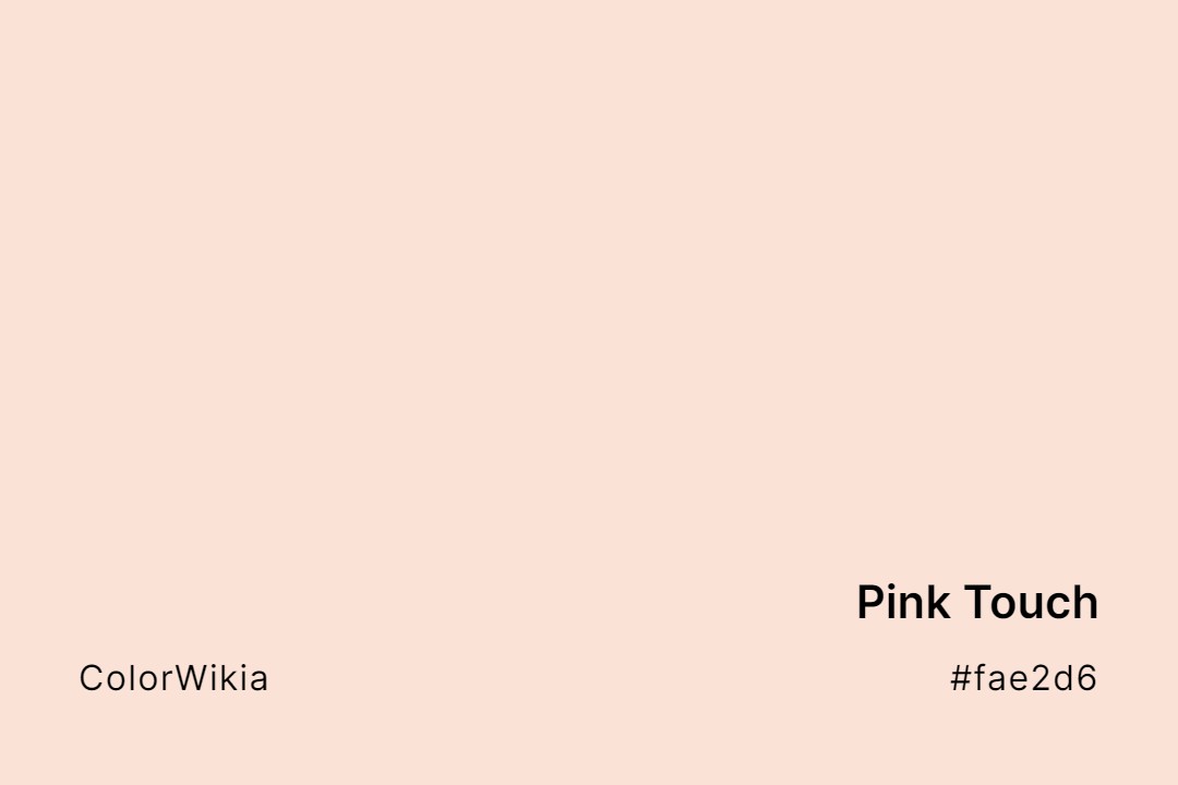 Pink Touch Color – #fae2d6: Codes and Complete Breakdown