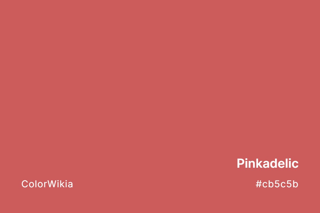 Pinkadelic Color – #cb5c5b: Codes and Complete Breakdown