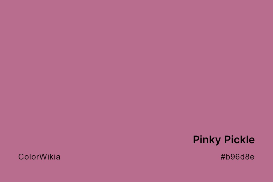 pinky pickle color b96d8e