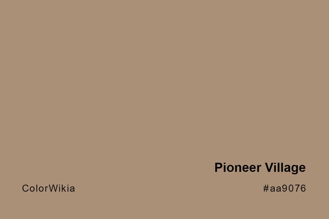 pioneer village color aa9076