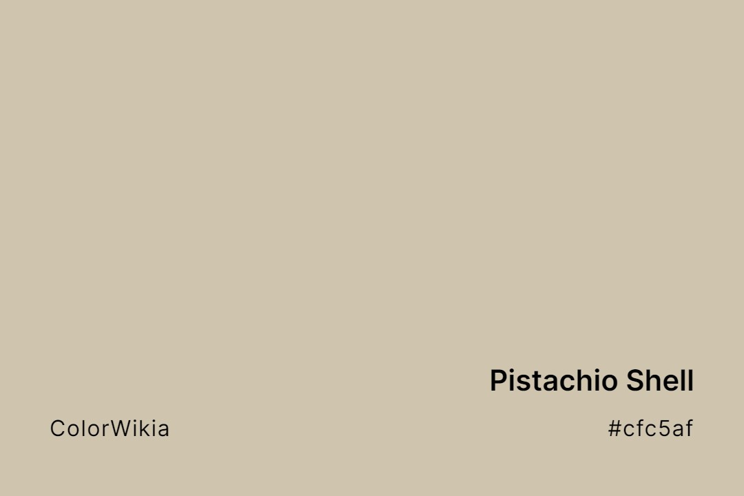 Pistachio Shell Color – #cfc5af: Codes and Complete Breakdown