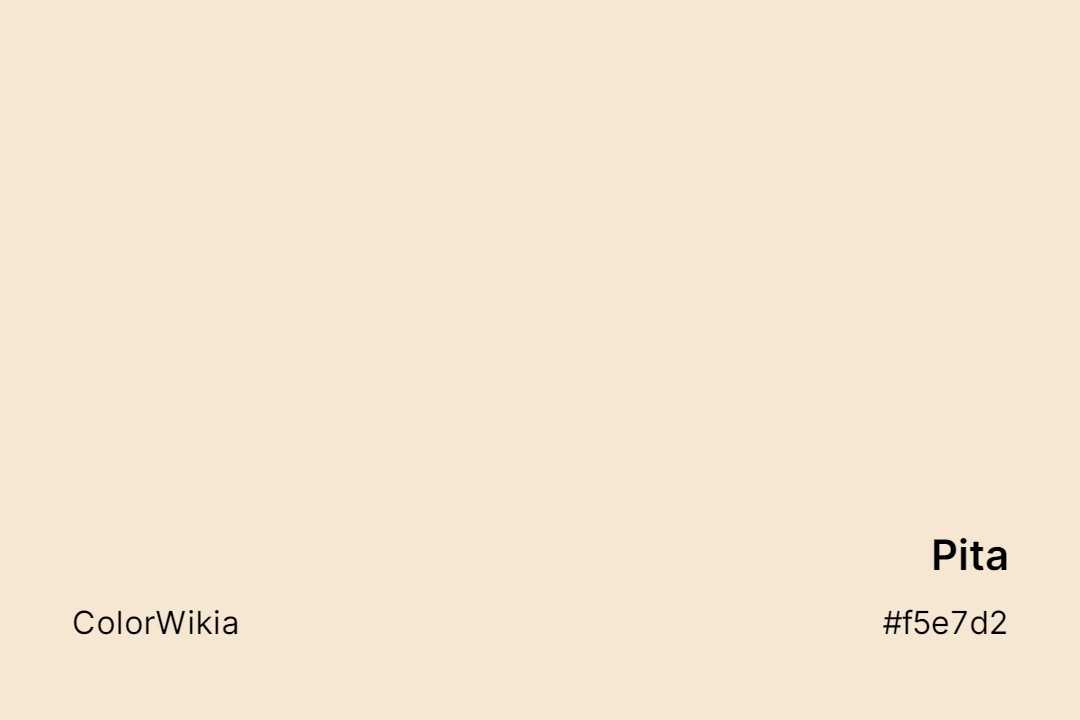 Pita Color – #f5e7d2: Codes and Complete Breakdown