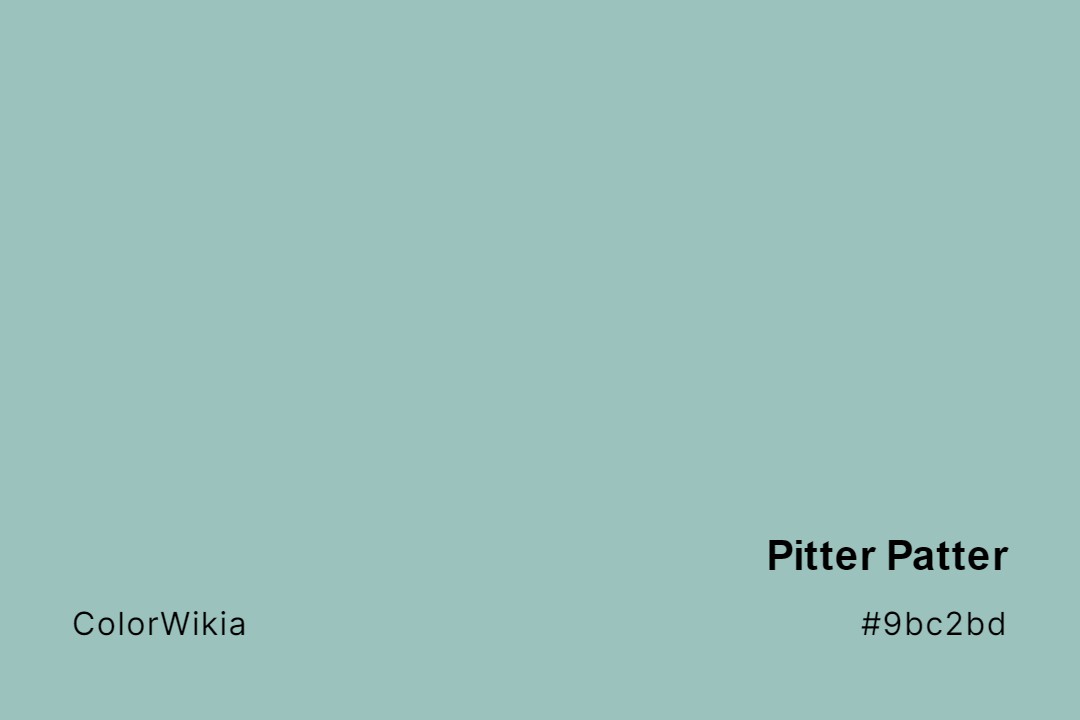 Pitter Patter Color – #9bc2bd: Codes and Complete Breakdown