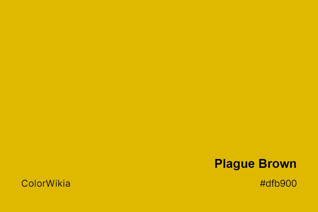 Plague Brown Color – #dfb900: Codes and Complete Breakdown