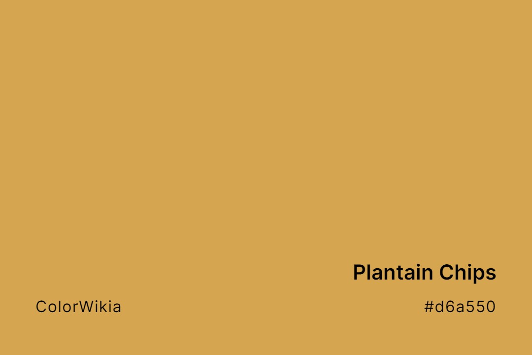 plantain chips color d6a550