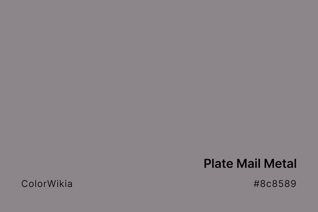 plate mail metal color 8c8589