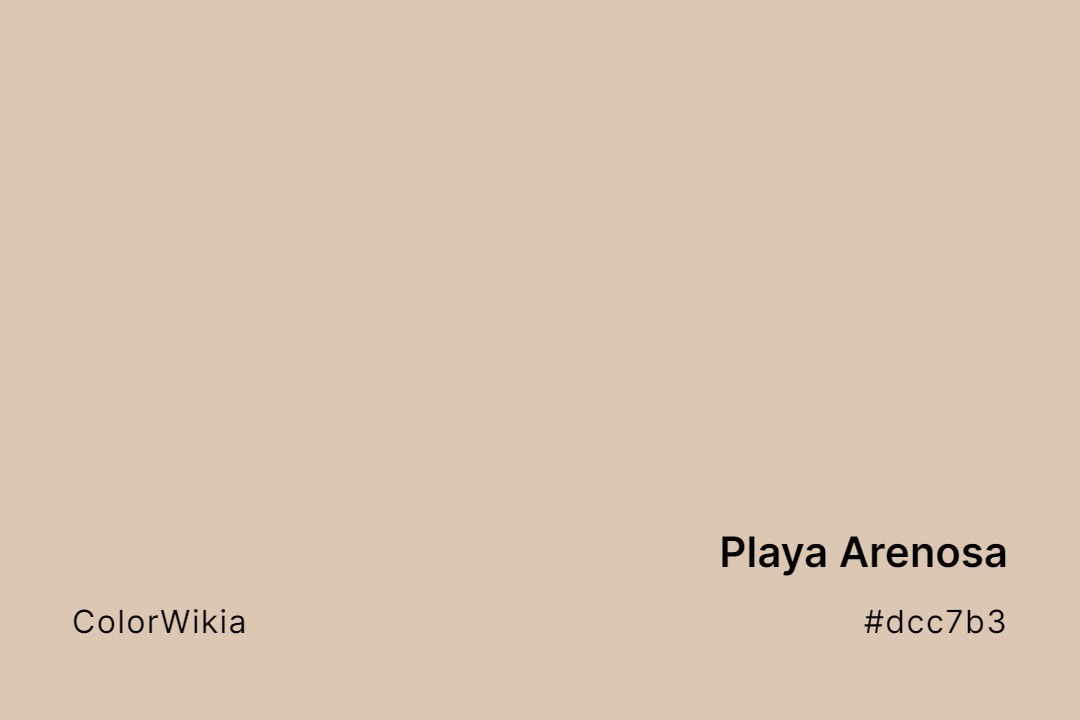 Playa Arenosa Color – #dcc7b3: Codes and Complete Breakdown
