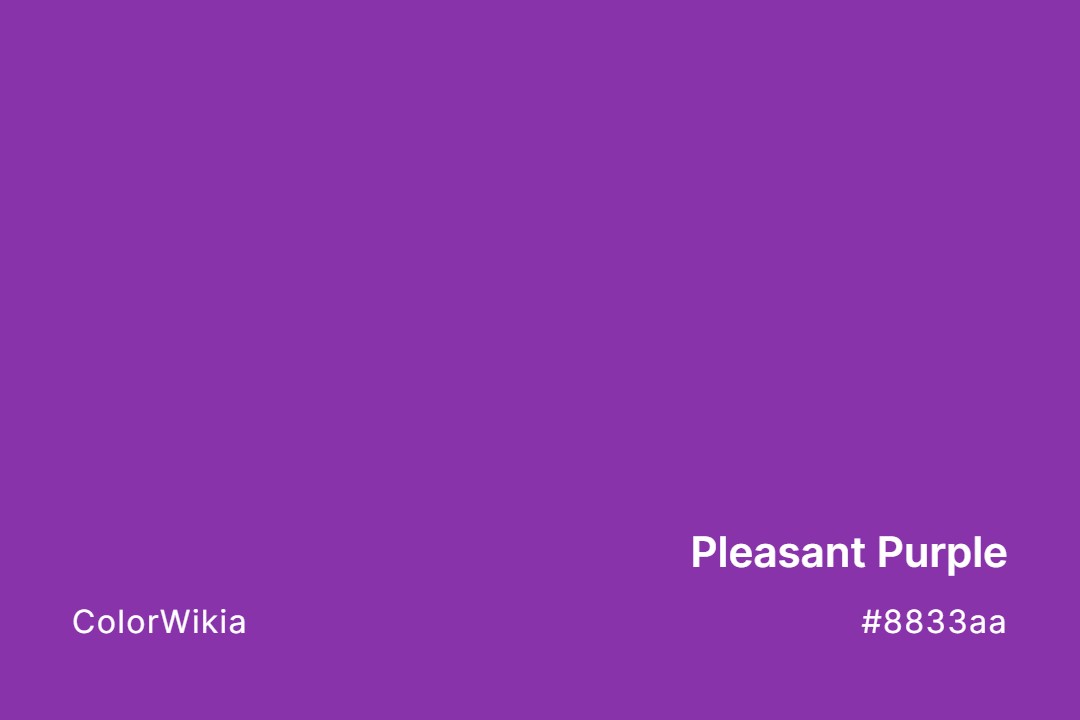 Pleasant Purple Color – #8833aa: Codes and Complete Breakdown