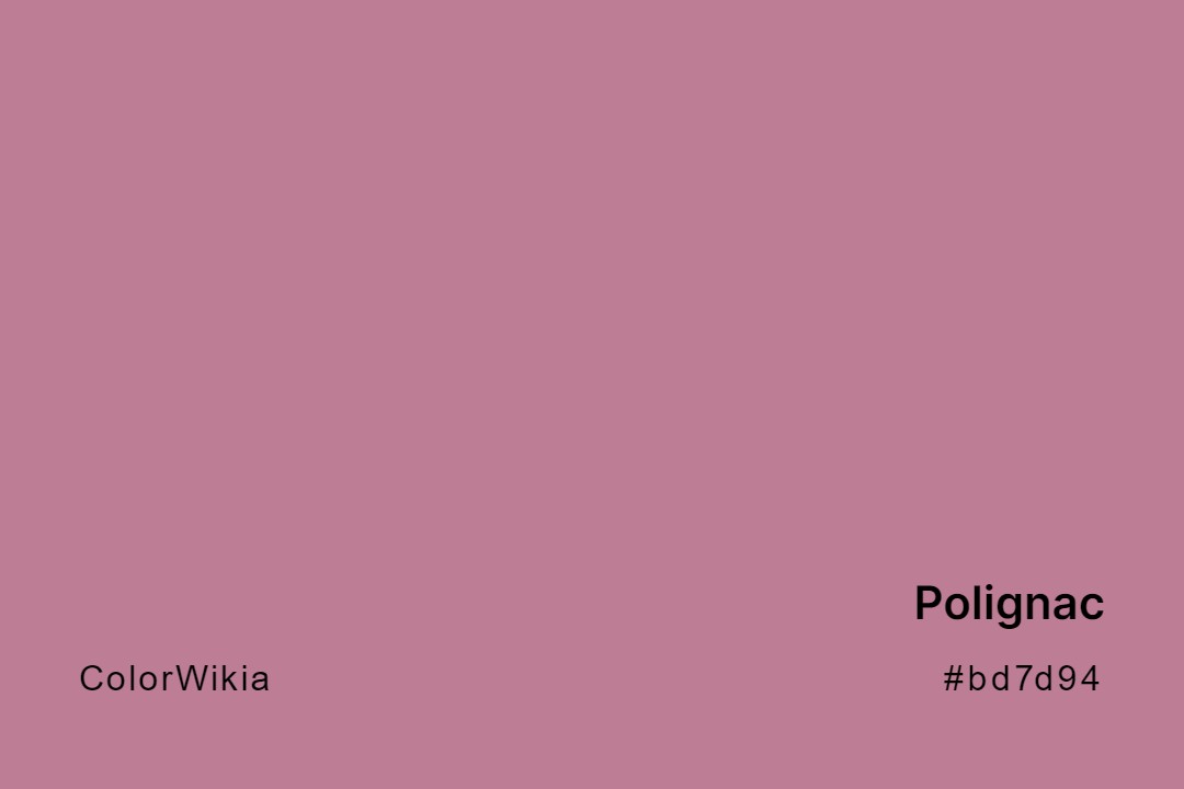 Polignac Color – #bd7d94: Codes and Complete Breakdown