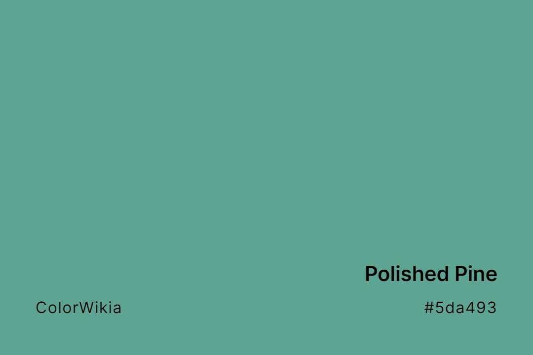 polished pine color 5da493