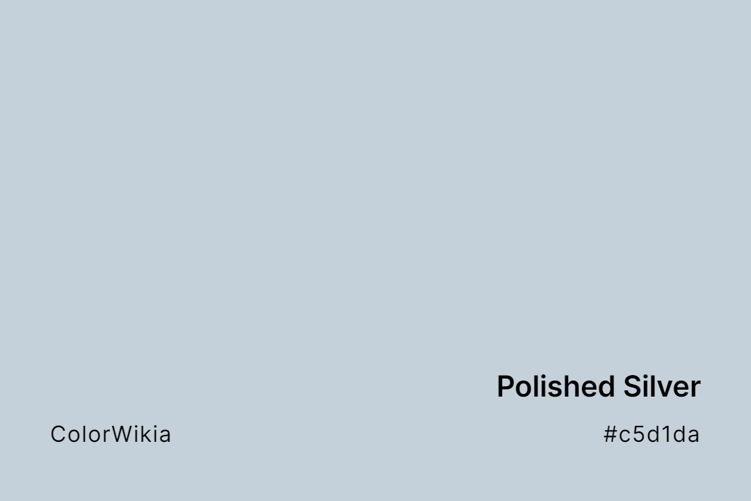 Polished Silver Color – #c5d1da: Codes and Complete Breakdown