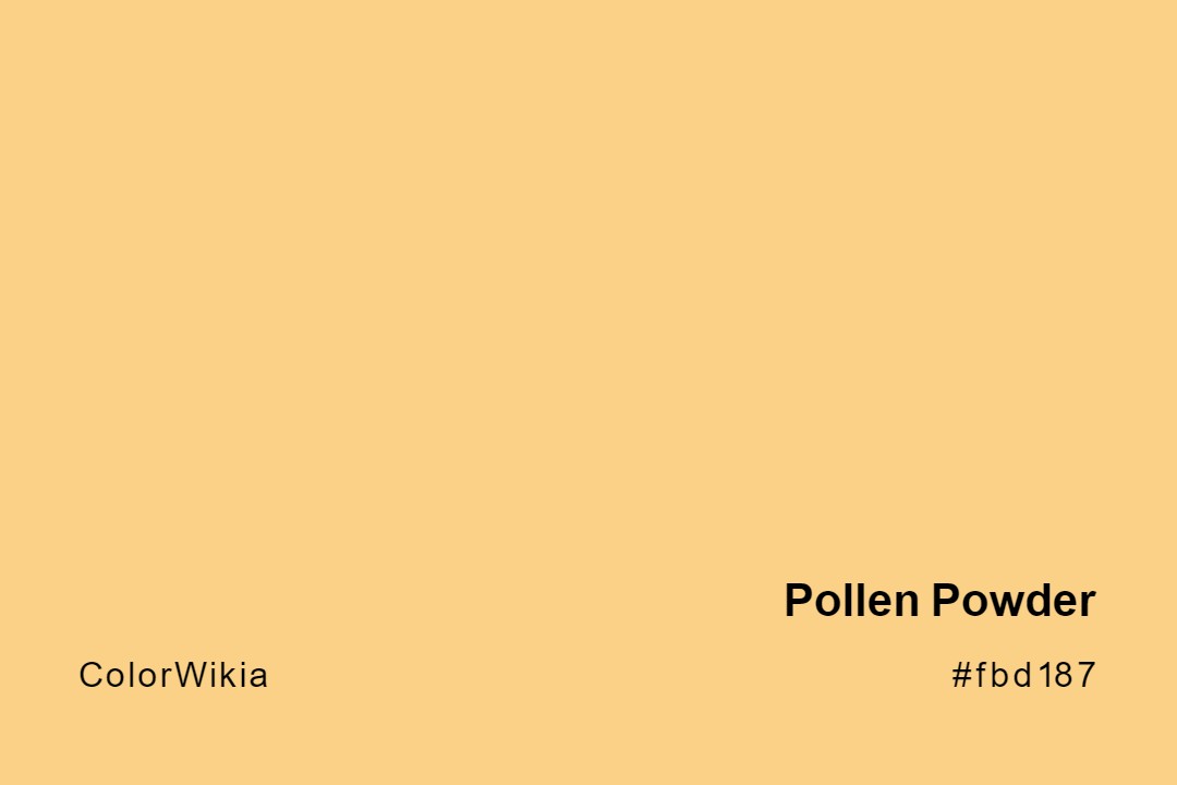 pollen powder color fbd187