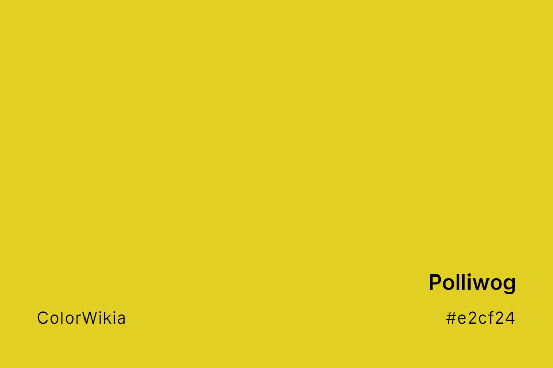 Polliwog Color – #e2cf24: Codes and Complete Breakdown