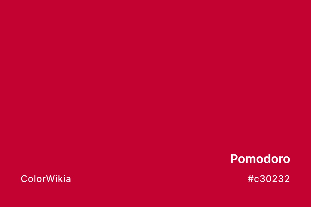 Pomodoro Color – #c30232: Codes and Complete Breakdown