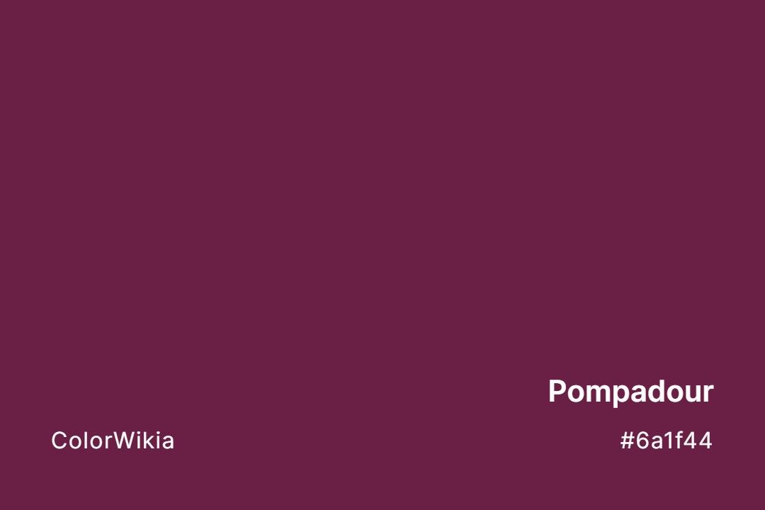 Pompadour Color – #6a1f44: Codes and Complete Breakdown