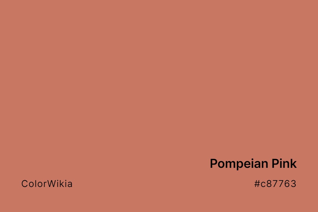 Pompeian Pink Color – #c87763: Codes and Complete Breakdown