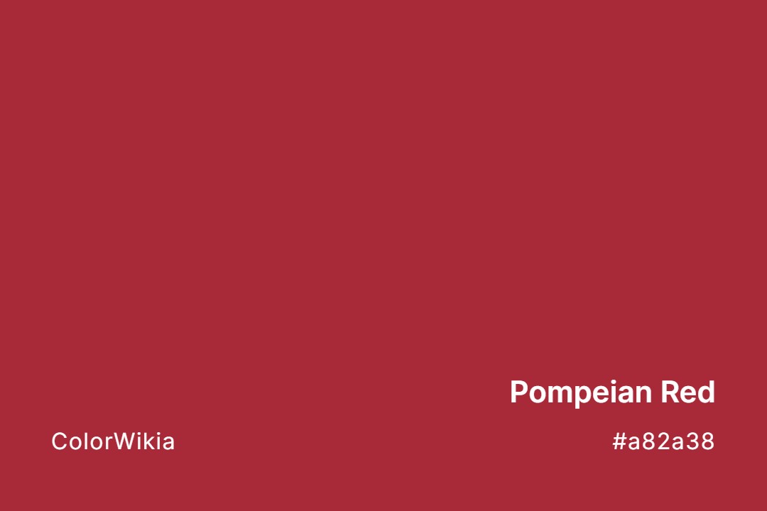 Pompeian Red Color – #a82a38: Codes and Complete Breakdown